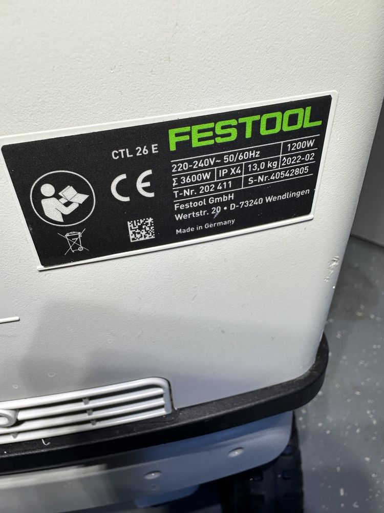 Пиловидаляючий апарат пилесос Festool CTL 26 E Будівельний пилосос