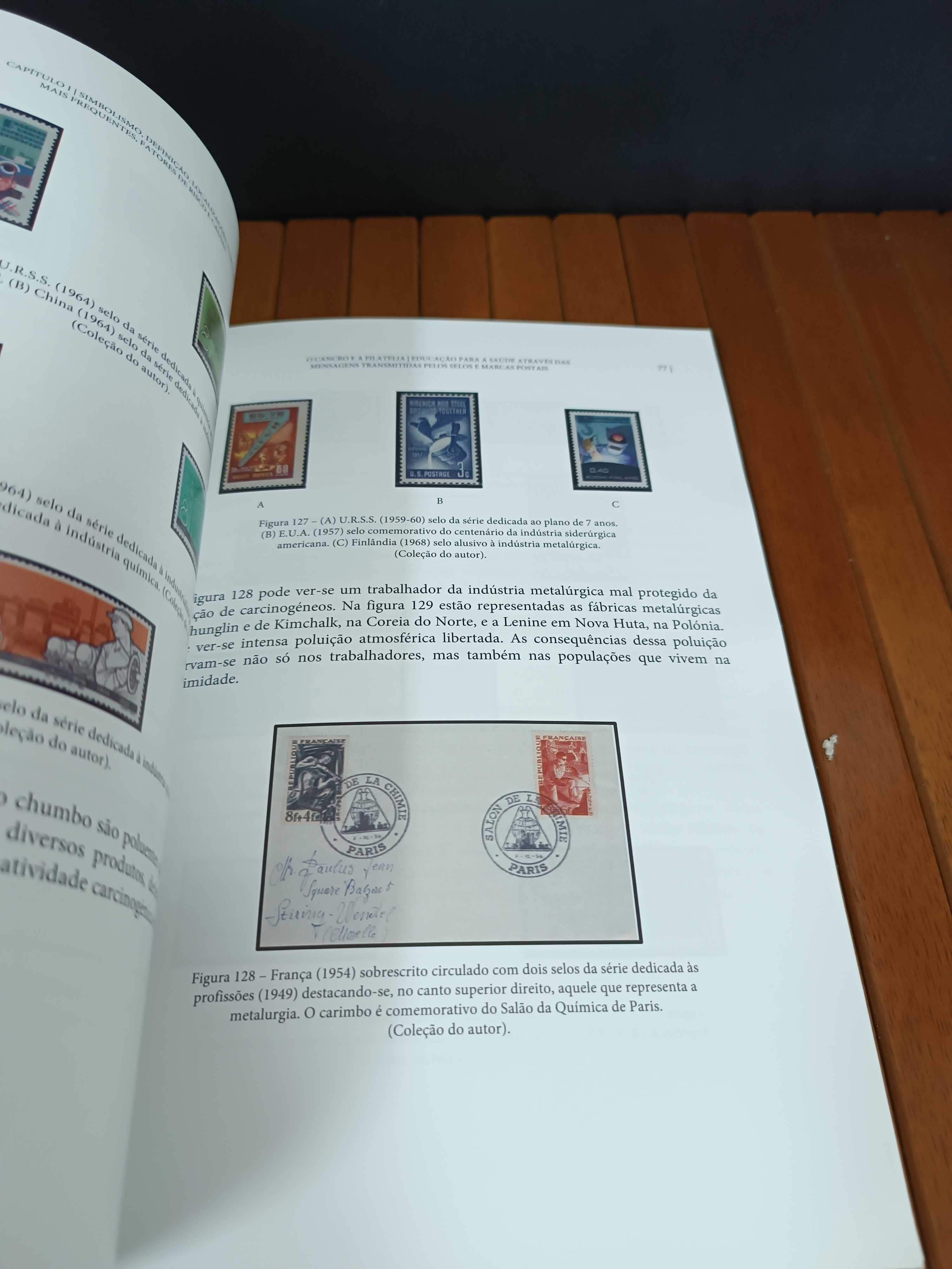 Livro O cancro e a Filatelia por Carlos Freire de Oliveira 2017
