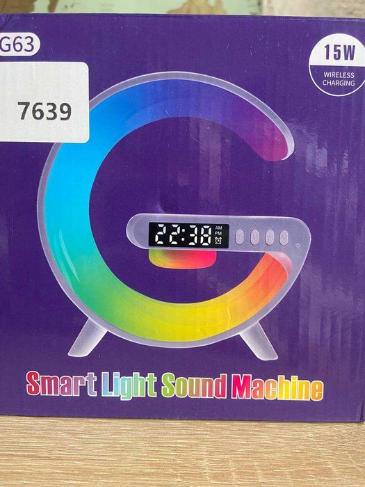 Настільна смарт лампа, біла, велика.