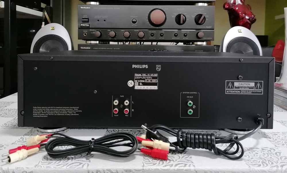 Deck de Cassetes Philips FC931, Em Excelente Estado Sem Riscos
