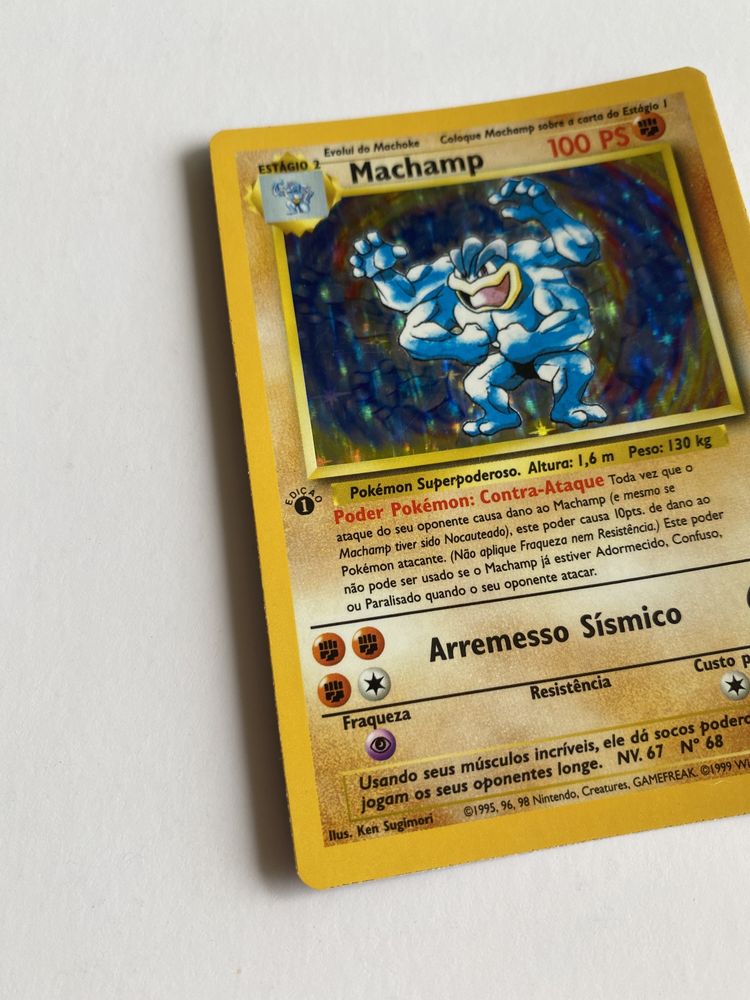 Machamp primeira edicao RARA