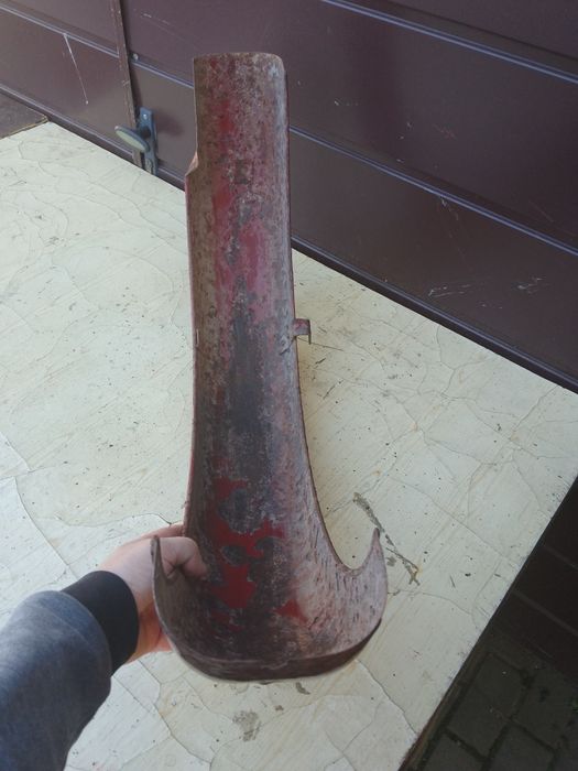 Błotnik tylny WSK bordowy oryginalny lakier