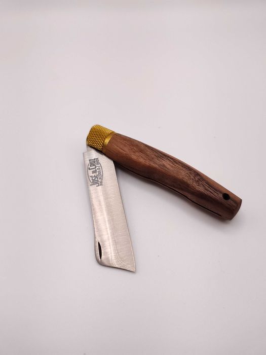 Navalha planalto sem ponta inox José da cruz ( Nogueira Americana )