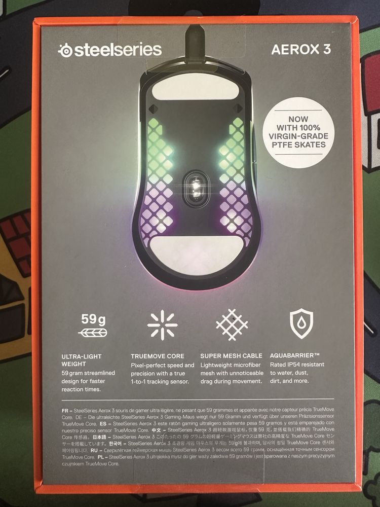 Myszka SteelSeries Aerox 3 Onyx