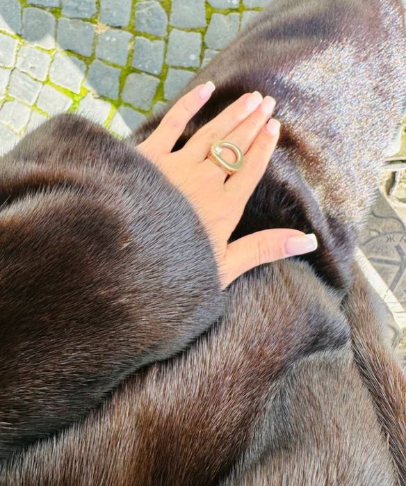 Шуба з хутра норки