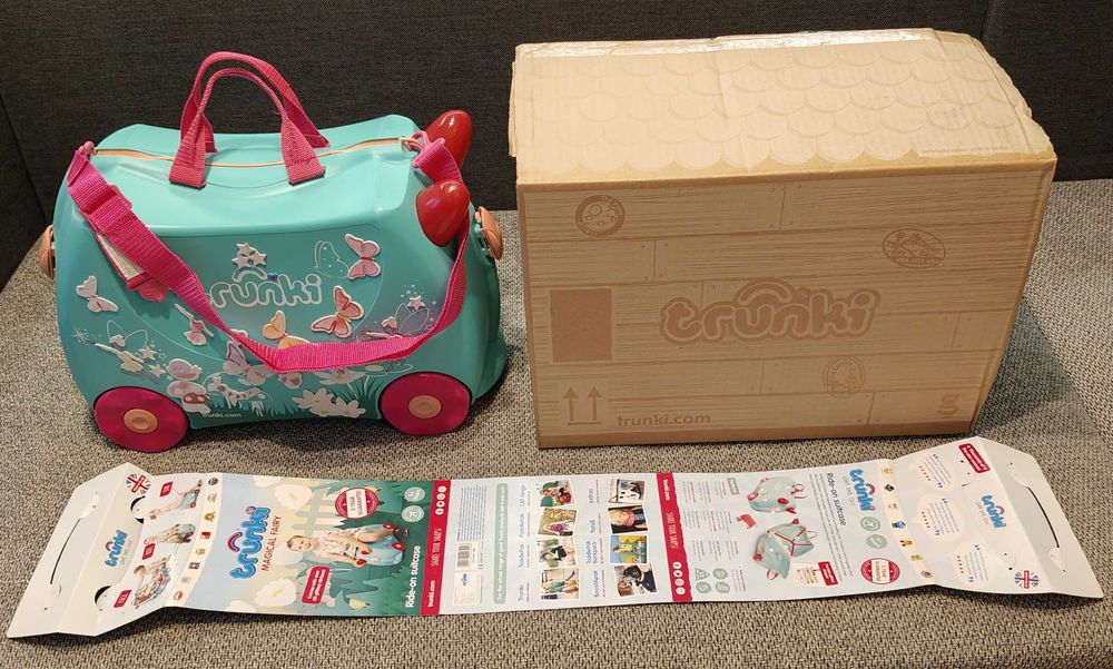 Jeżdżąca Walizka jeździk Trunki Unicorn Jednorożec