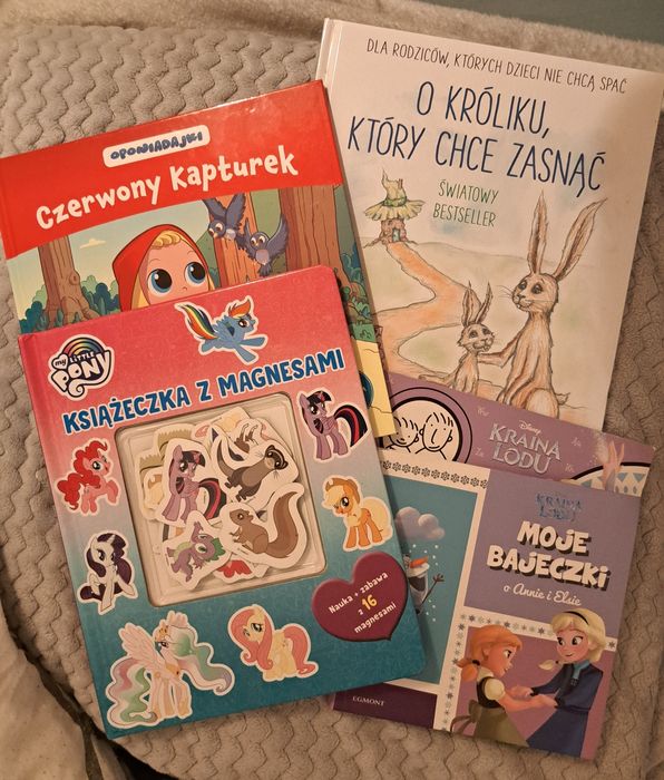 Zestaw książeczek dla dziewczynki. Kraina lodu, My little pony
