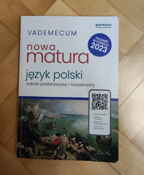 Vademecum nowa matura język polski operon zakres podstawowy i rozszerz