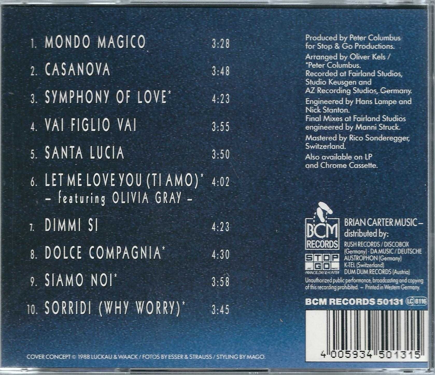 CD Francesco Napoli - Magico (1988) (BCM Records)