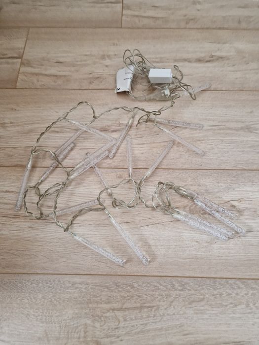 Lampki LED w kształcie sopelków