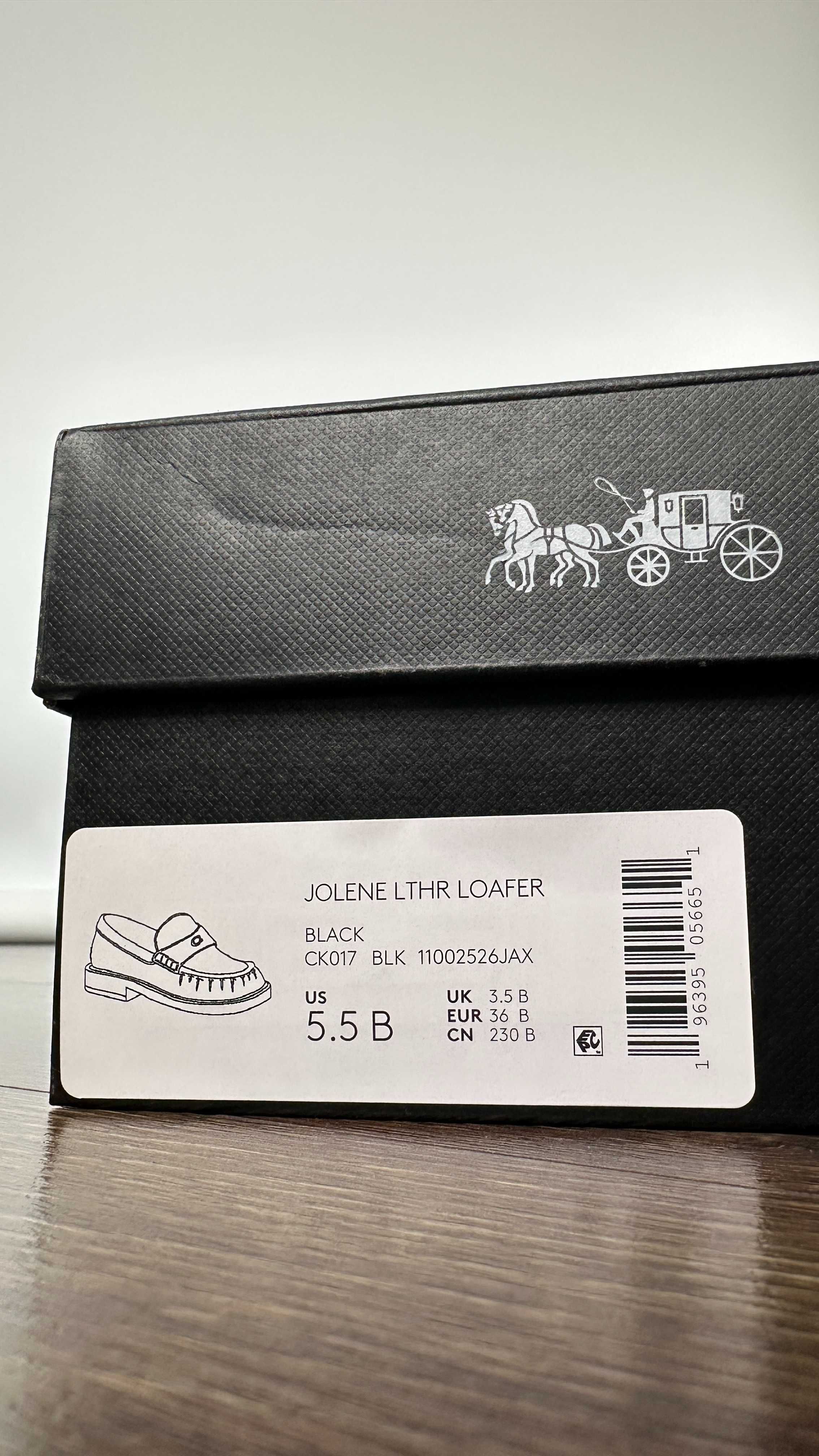 Лофери Coach Jolene, оригінал, розмір 36 (US 5.5), нові