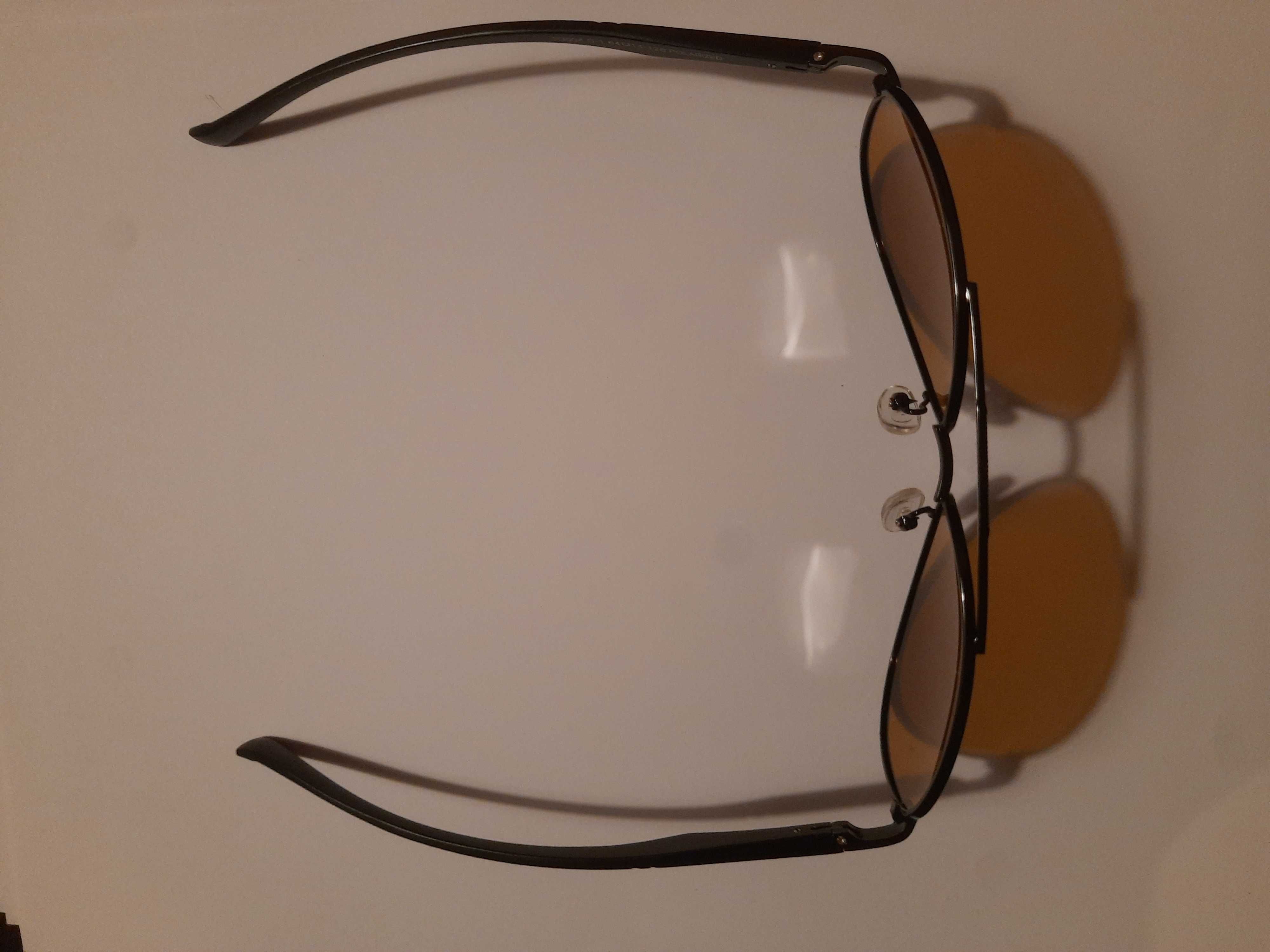Polar Fashion 3004 C1 żółte przeciwsłoneczne okulary