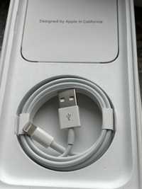 Oryginalny nowy kabel iPhone Lightning USB A iPad Apple