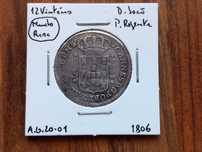 Moeda 12 Vinténs 1806 D. João P. Regente (Muito Rara)