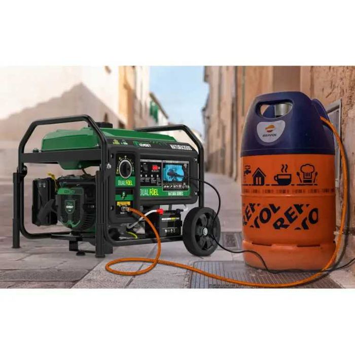 GERADOR GASOLINA/PROPANO 3300W E-START PORTÁTIL NATURA GENERGY LL29