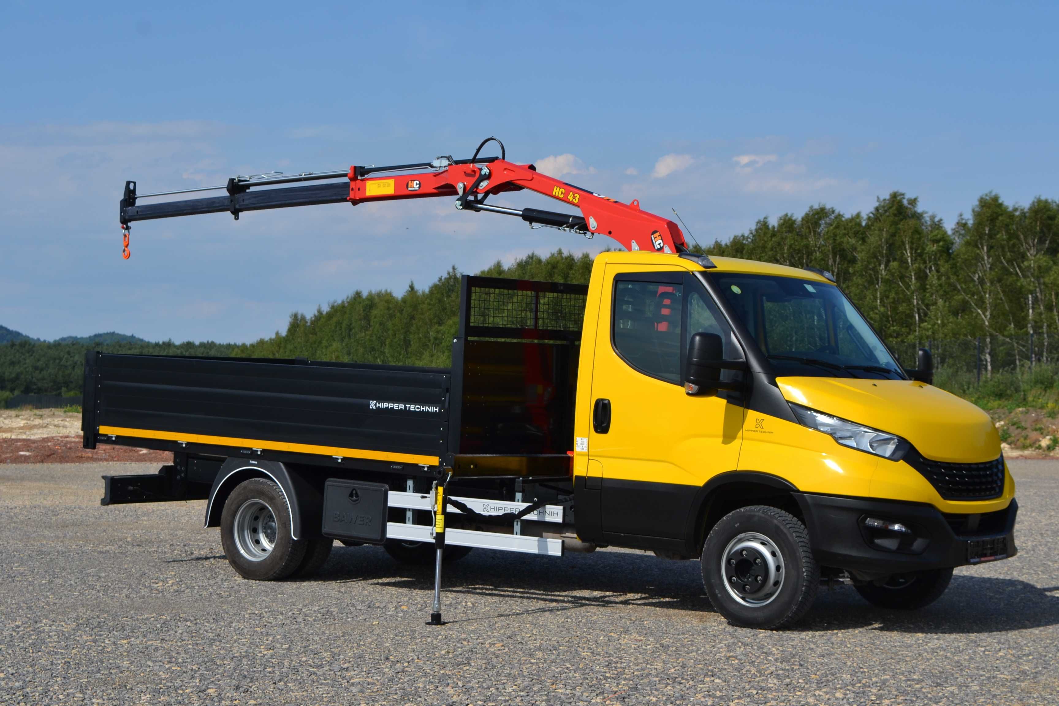 Zabudowa WYWROT Wywrotka Żuraw HDS Kiper Producent IVECO DAILY 72C 70C