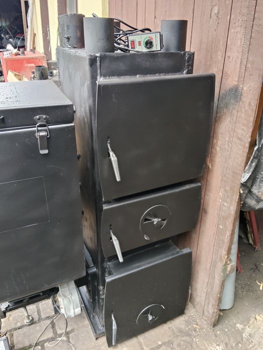 Piec nadmuchowy na ekogroszek i drewno