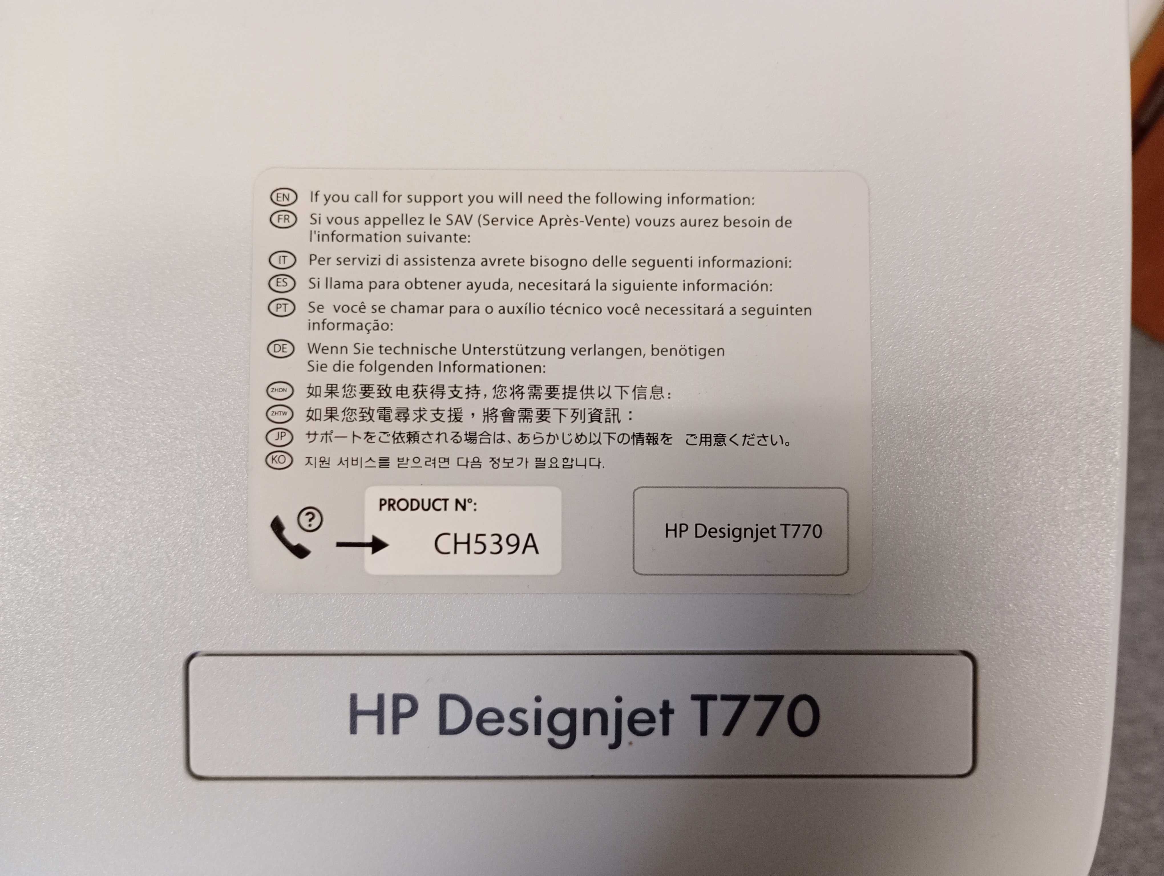 Ploter HP Designjet T770