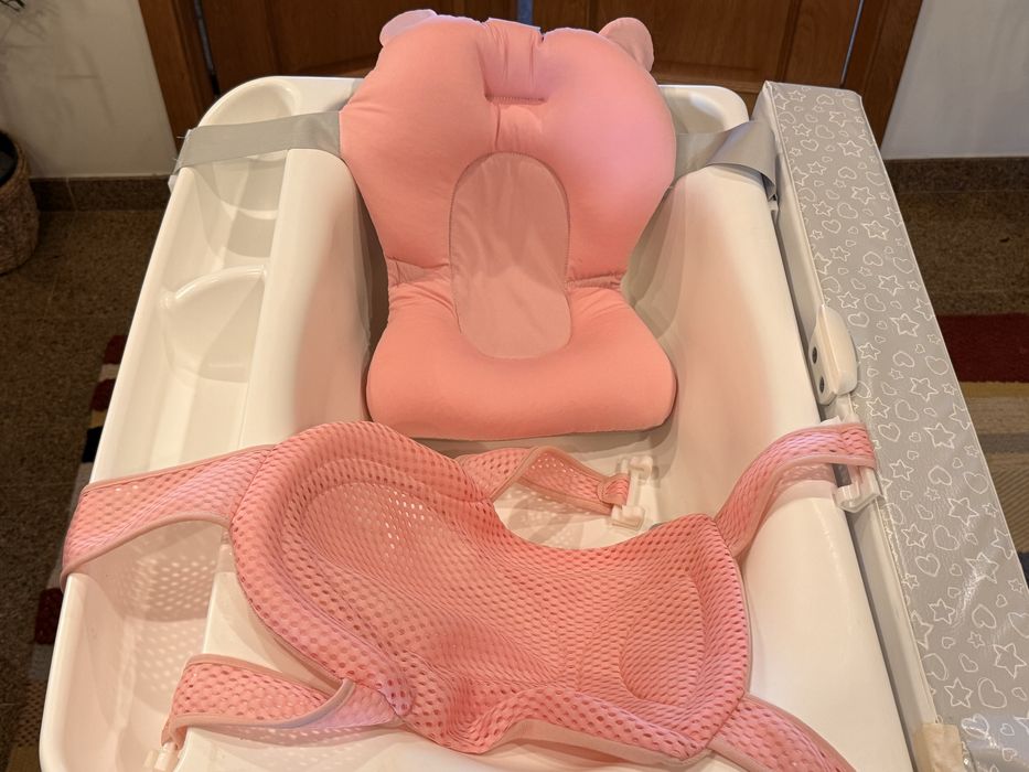 Banheira bebe com Fraldario