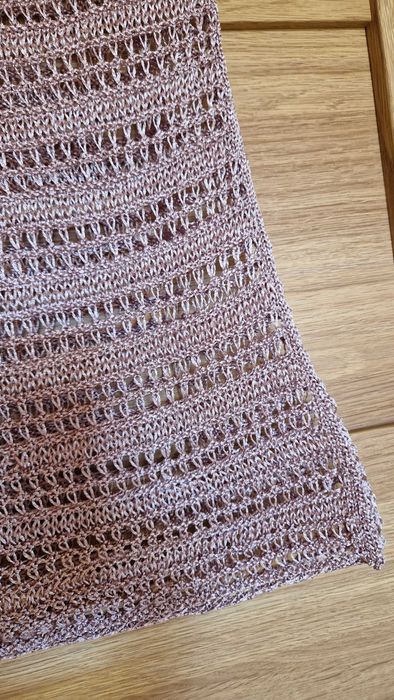 SIateczkowa siateczka sukienka mini Asos róż S