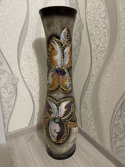 Высокая ваза керамика