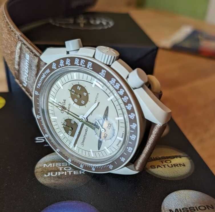 Swatch x Omega Bioceramic Watch - Mission to Saturn