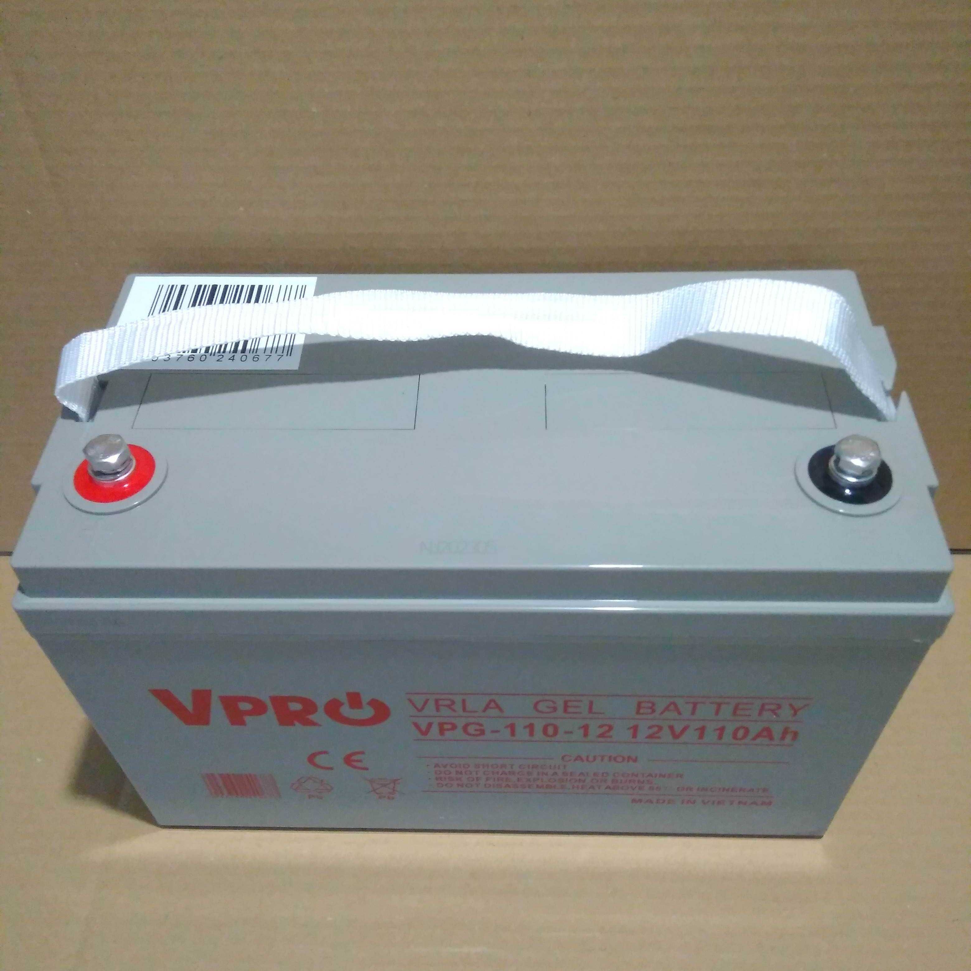 Акумуляторна батарея гелева VoltPolska VPRO 12V 100Ah Нова