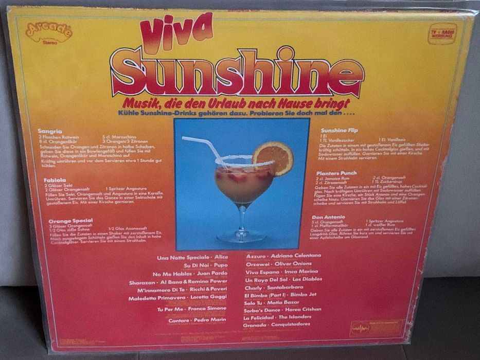 Viva Sunshine - Winyl - ( wór letnich hitów) - stan EX!