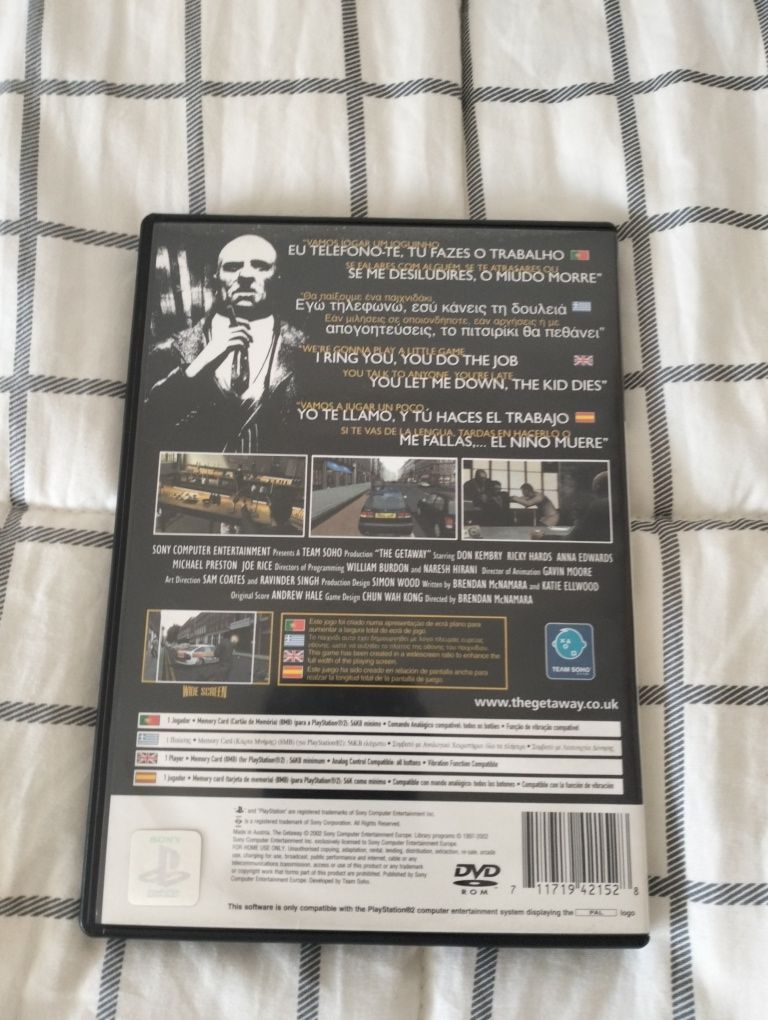 The getaway PlayStation 2