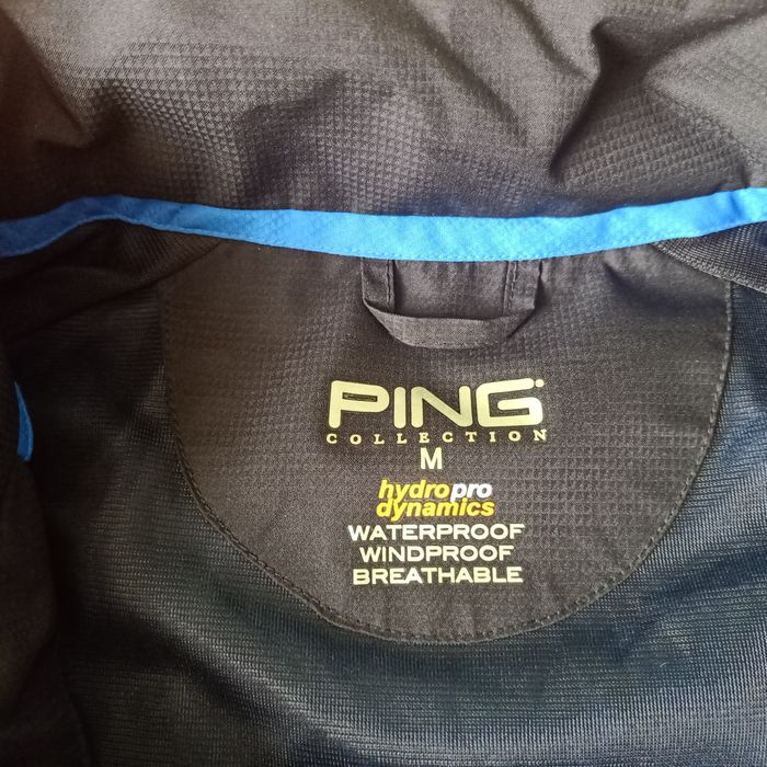 Footjoy PING Przeciwdeszczowa kurtka golfowa z krótkim rękawem. Rozm M
