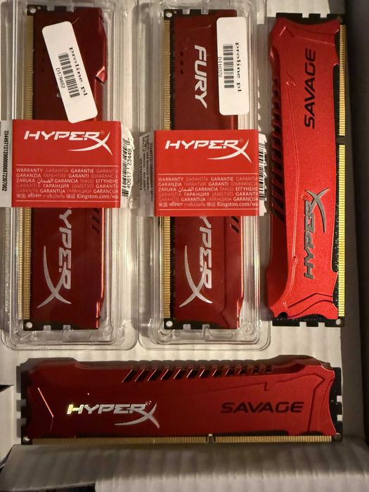 Pamięci RAM 2x4GB DDR3 HyperX Savage, 2x4GB Fury