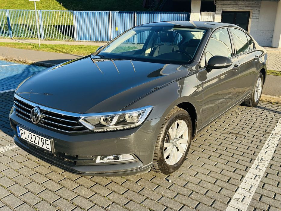 VW Volkswagen PASSAT B8 TDI salon Polska, ACC, LEDy, Apple Car