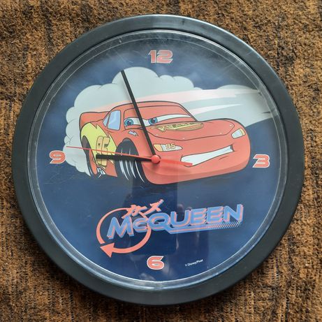 Zegar ścienny Zygzak Mc Queen Cars bajka Auta Disney