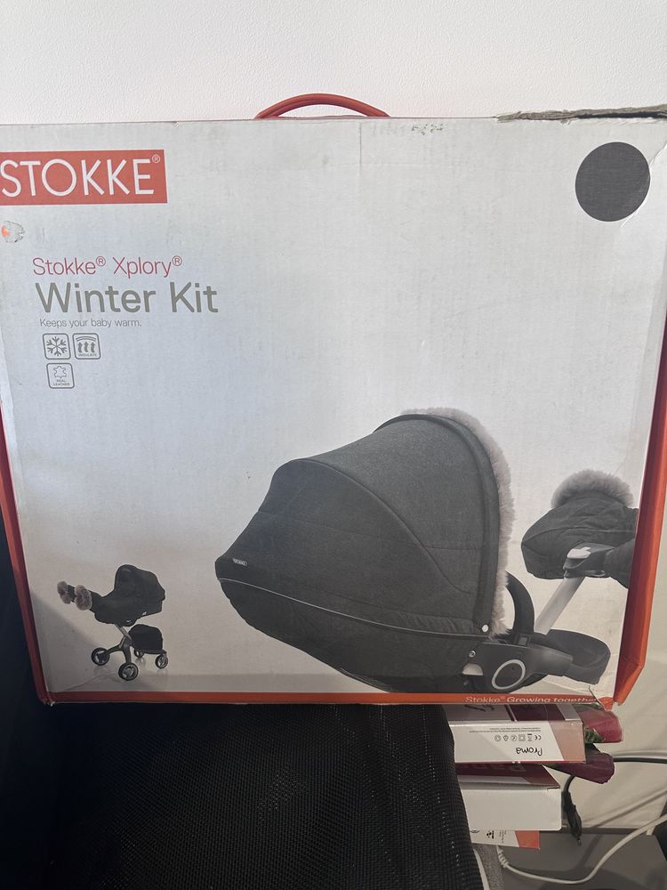 Wózek Stokke - cały zestaw plus winter kit!