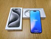 iPhone 15Pro 128 GB White Titanium, baterią 92%, stan idealny