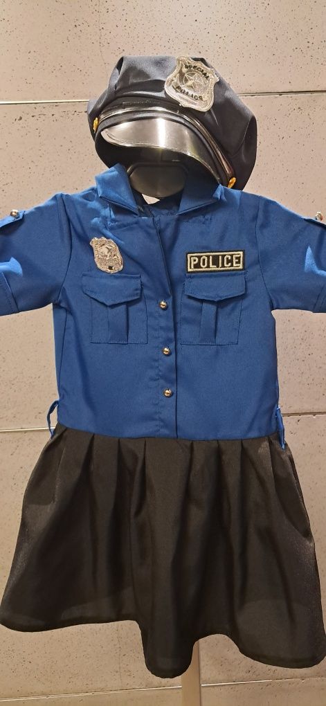Strój przebranie kostium policjantka