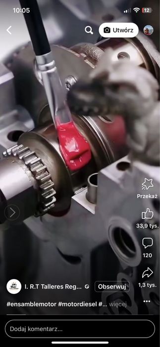 Regeneracja głowic, szlify wałów, cylindrôw.