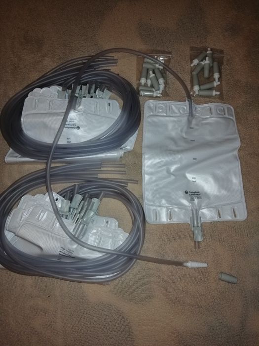 19 sztuk, Coloplast worki do zbiórki moczu - dren 90 cm, 1500 ml