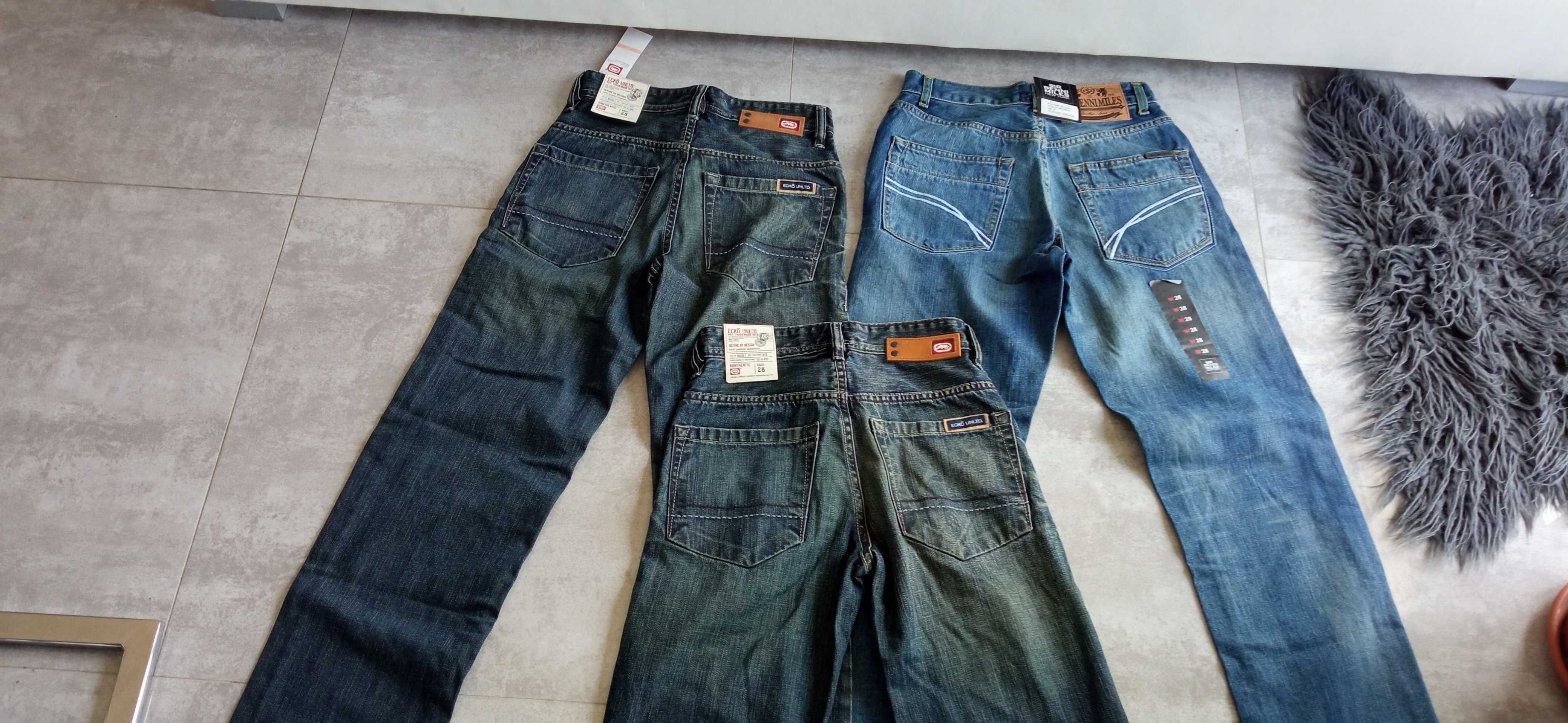 Spodnie jeans nowe dżinsy XS S męskie