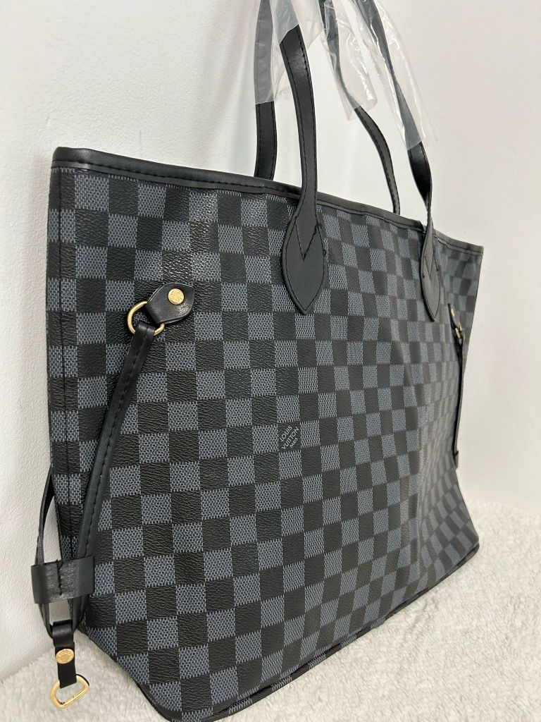 Torebka Shoperka skórzana Louis Vuitton model Neverfull skórzana