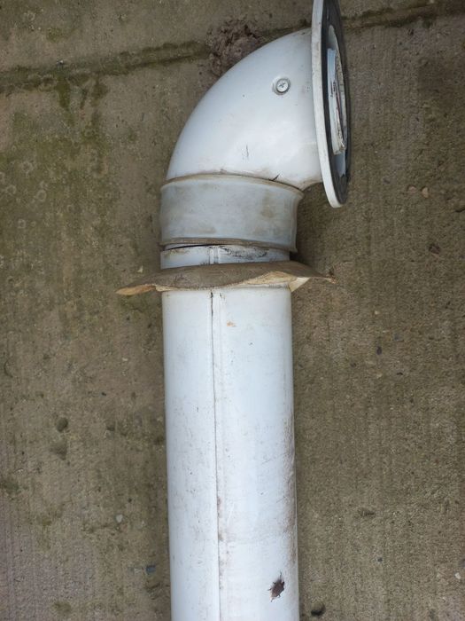 Коаксиальный дымоход для настенного газового котла