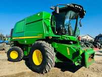 John Deere W540i  KOMBAJN JOHN DEERE W540i, 2017r, heder 5,5m z wózkiem i stołem Zürn