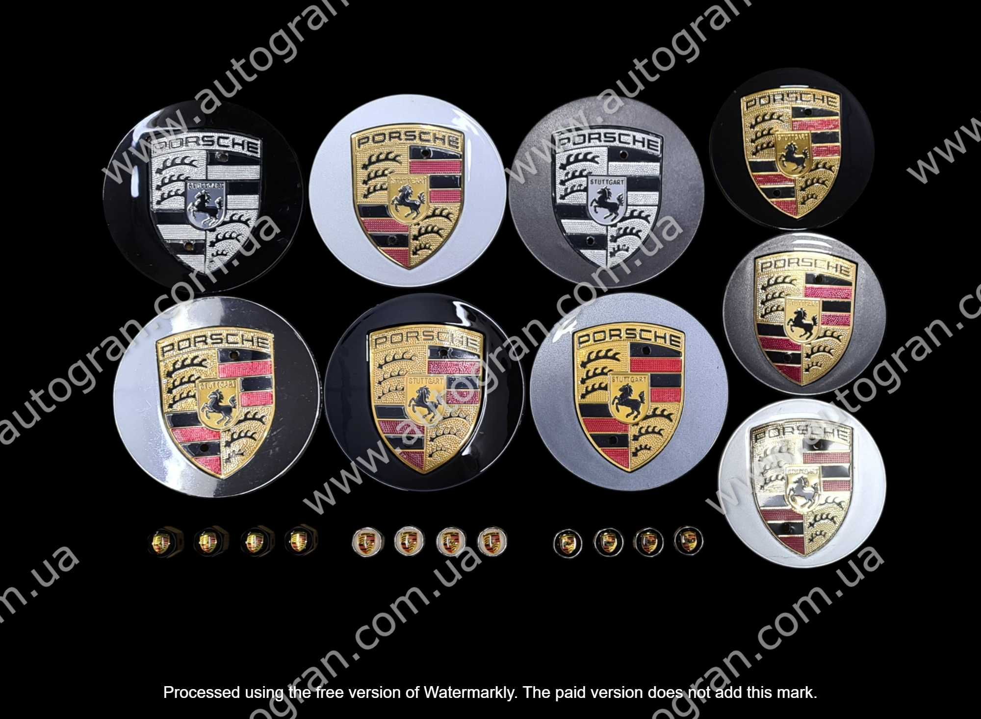 Колпачки заглушки легкосплавных дисков Porsche Cayenne Cayman ...