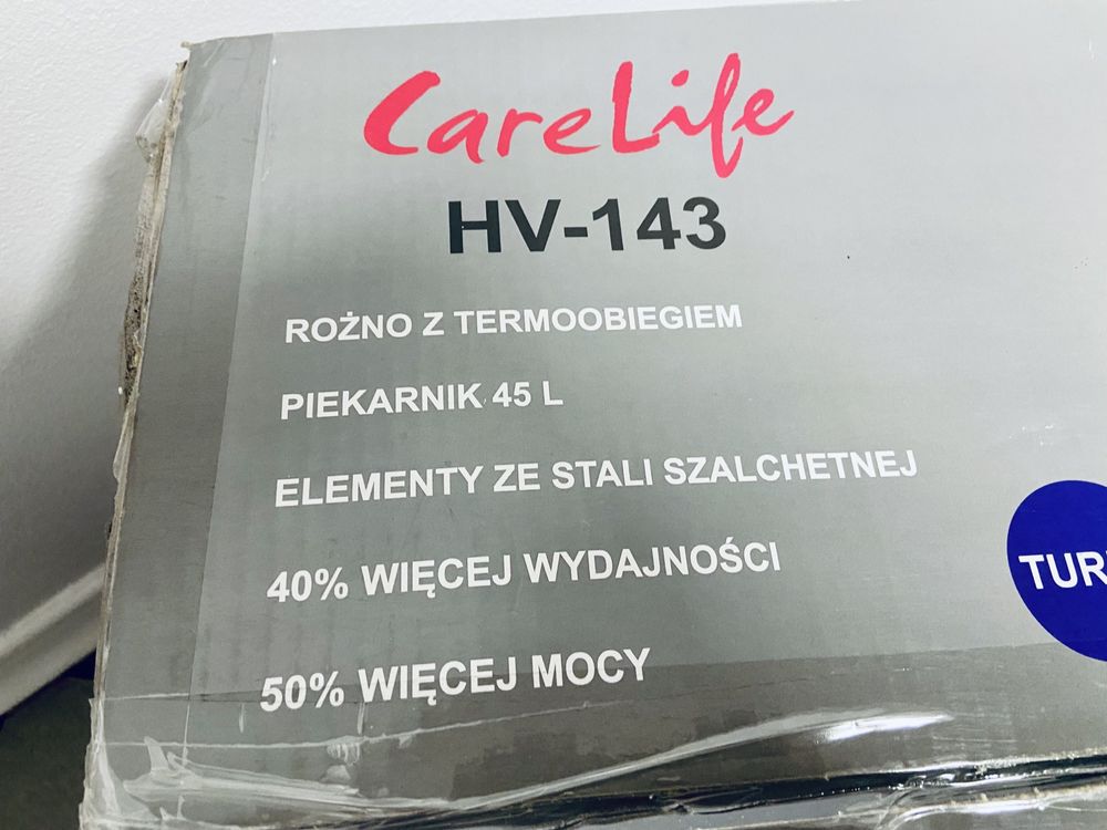 Piekarnik elektryczny Care Life HV-143 rożen termoobieg GRILL 45L