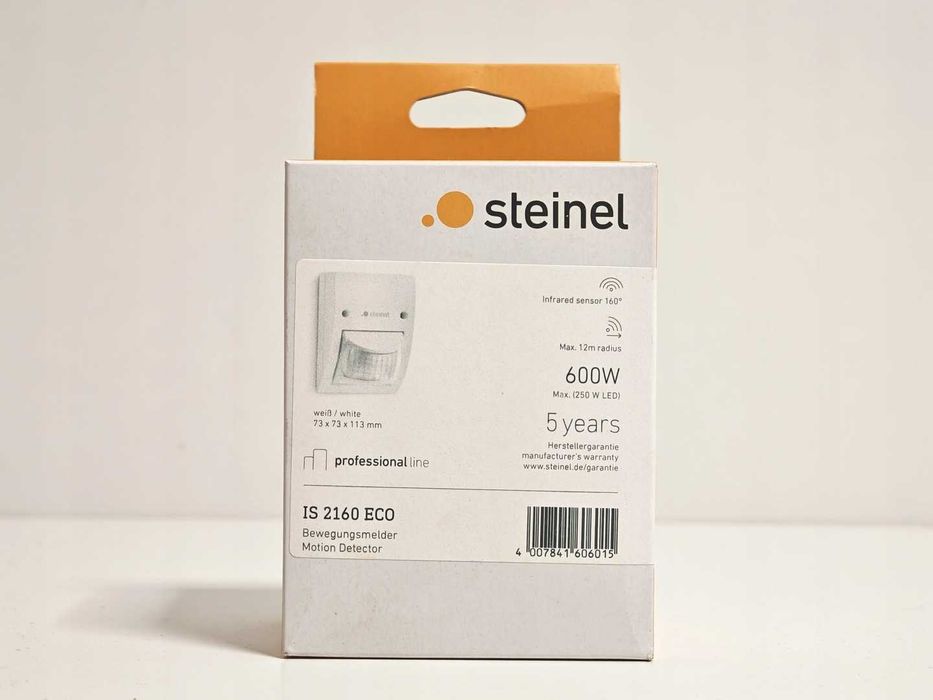 Czujnik ruchu i zmierzchu Steinel IS 2160 IP54 biały Stan fabryczny