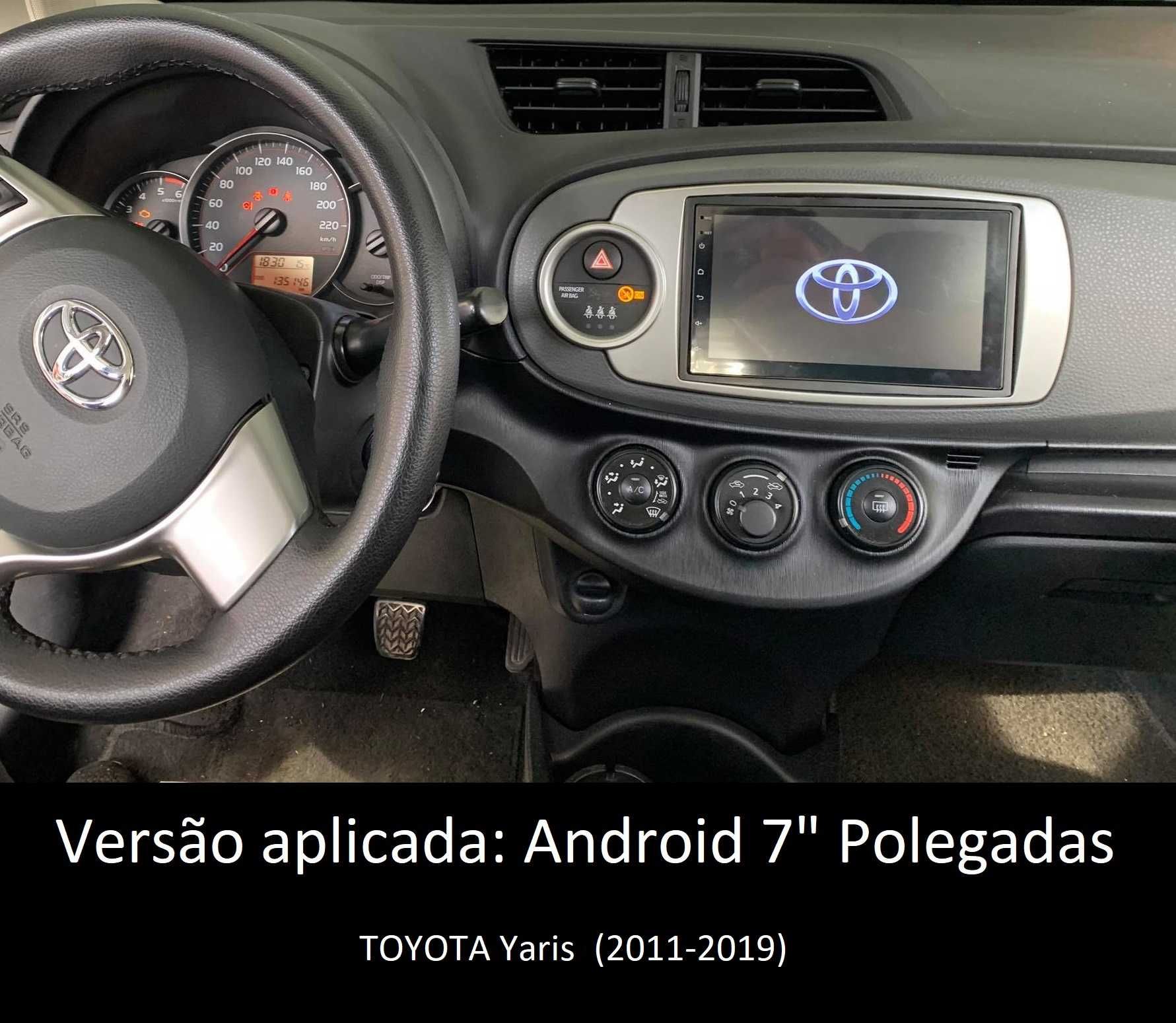 (NOVO) Rádio 2DIN Toyota YARIS (1999 até 2019) • Android GPS [4+32GB]