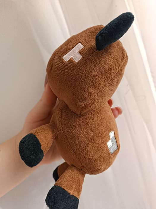 Minecraft іграшка м'яка корова 14 см