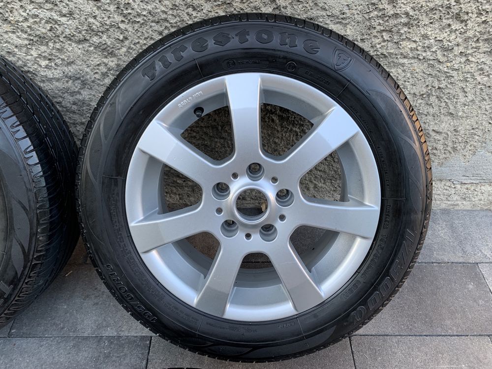 Koła 5x110 opel 195/60-15 lato ładne