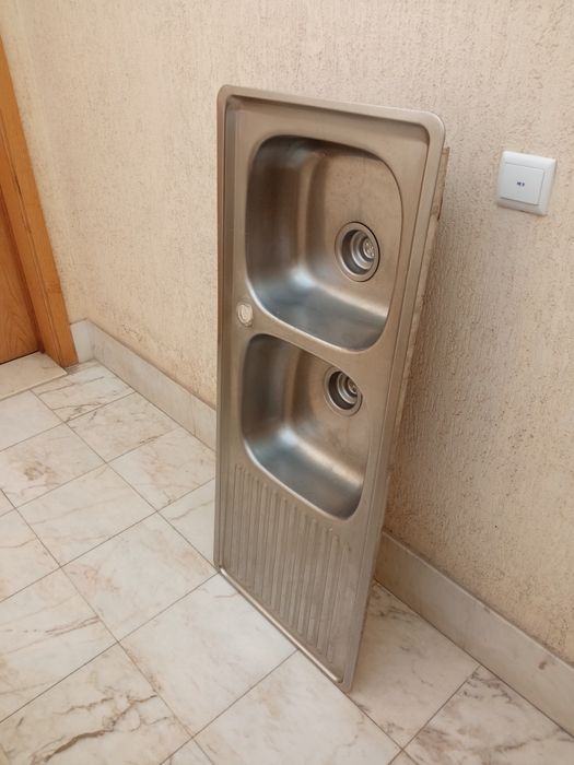 Lava louça Inox,Rodi,2 pias com escorredor