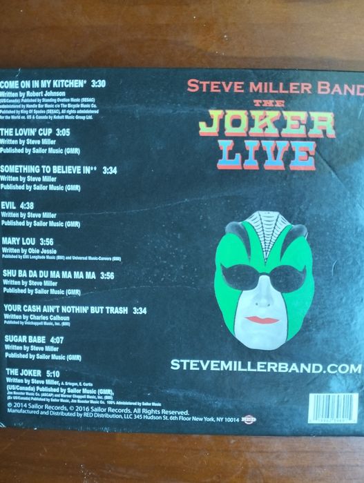 CD Steve Miller Band - The Joker Live on Concert